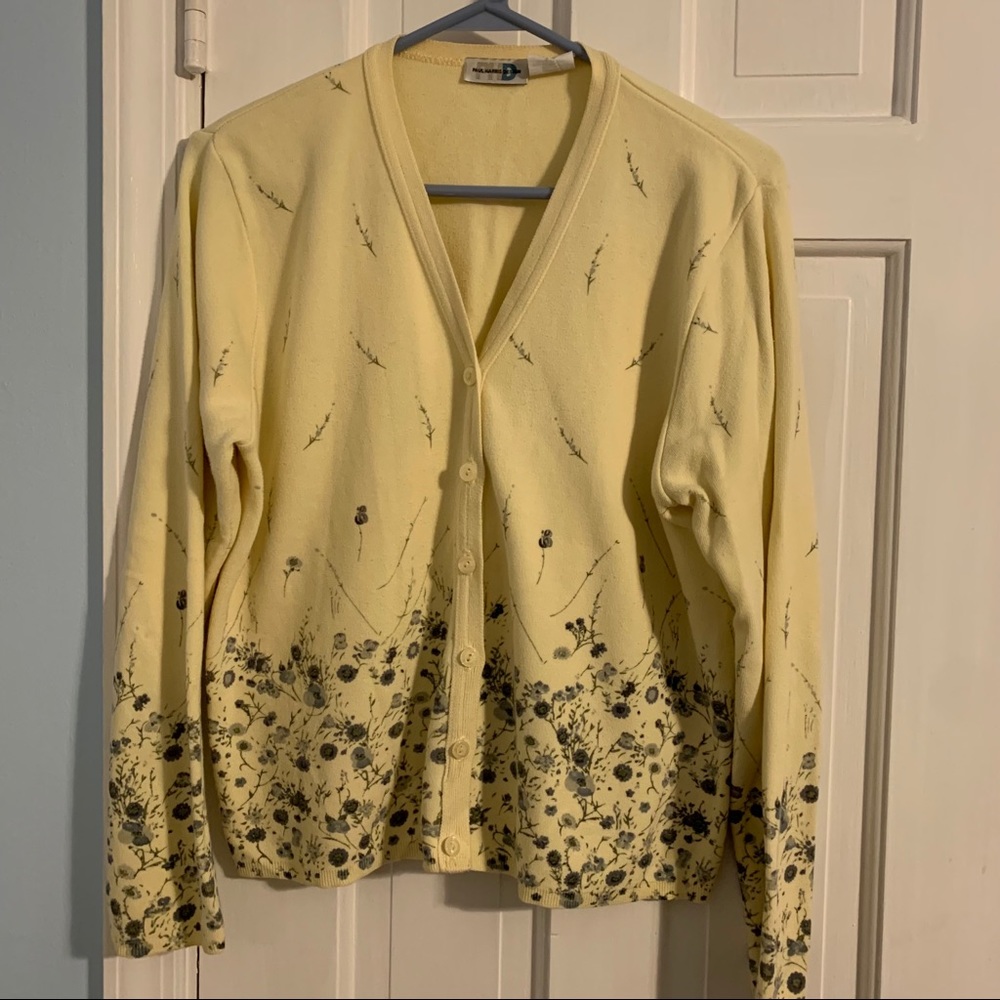Vintage Paul Harris Adorable Soft Yellow Sweater